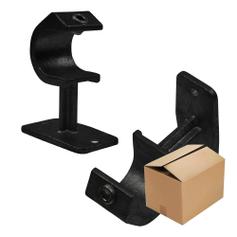 Doos Leuningdrager met inleg - zwart-B / 26,9 mm (60 stuks)